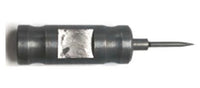 2 Inch (in) Length Round Toothed Pin Punch with 1/4-28 Mount Threads