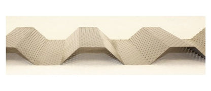 RS-7.2 Stainless Steel Corrugated Metal Sheet - 26-14 Gauge, 38-7/8in x 36in - Image 1