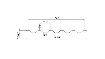 RS-7.2 Aluminum Corrugated Metal Sheet - Versatile Metal Solution - Image 2