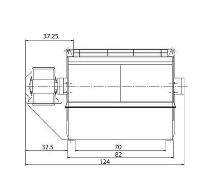 Vecoplan RTR Series Single Shaft Shredder - 10.25 yd³ Hopper Volume - Image 3