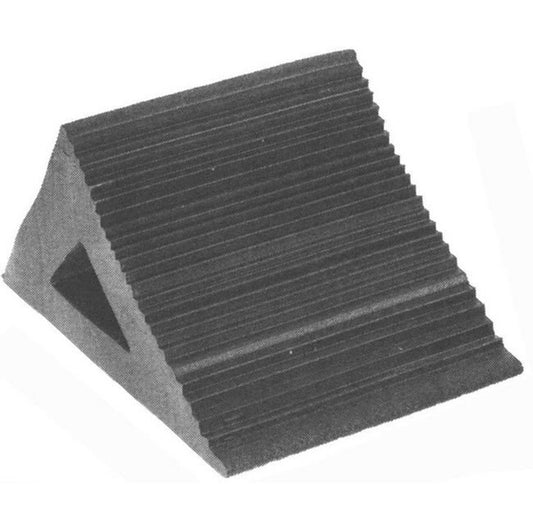 Heavy-Duty Rubber Trailer and ATV Wheel Chock - Image 1