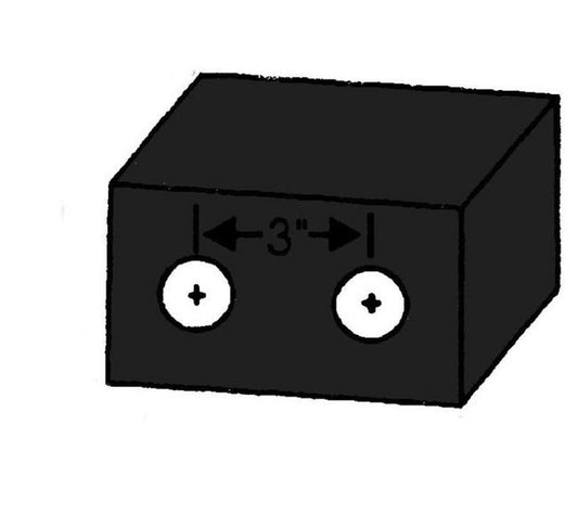 Heavy-Duty Rubber Dock Bumper with Standard Bolt Holes - Image 1