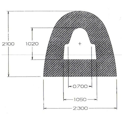 Heavy-Duty Rubber Dock Bumper - Image 2