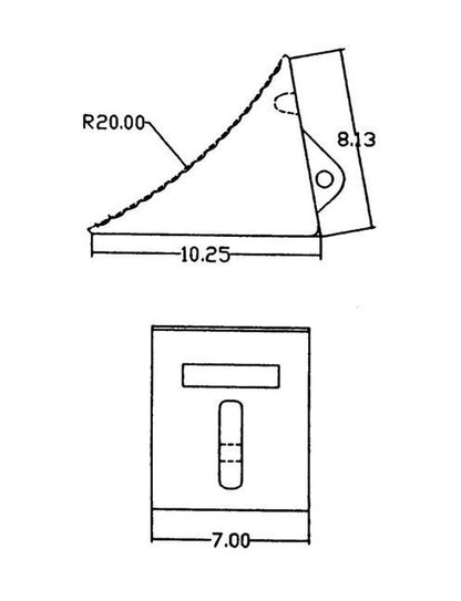Heavy-Duty Trailer & ATV Wheel Chock - Image 2