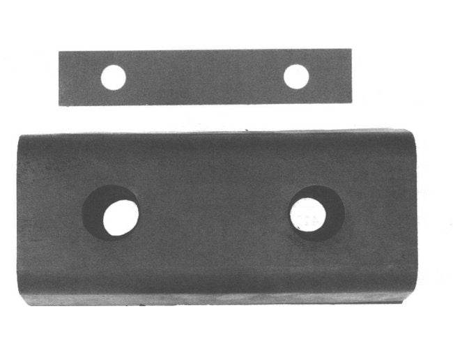 Heavy-Duty 25-Inch Rubber Dock Bumper with Mounting Plate - Image 1