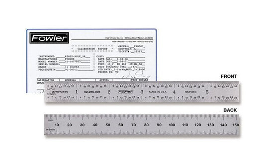 Fowler High Precision 24 Inch Rigid Certified Ruler - Image 1
