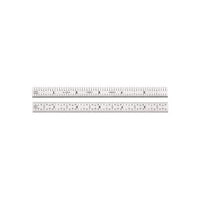 Starrett Steel Rule C305R-6, 6-Inch Graduated Ruler