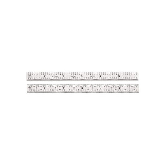 Starrett Steel Rule C305R-6, 6-Inch Graduated Ruler - Image 1