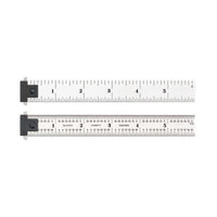 Starrett 6-Inch Steel Ruler with Quick-Reading Graduations
