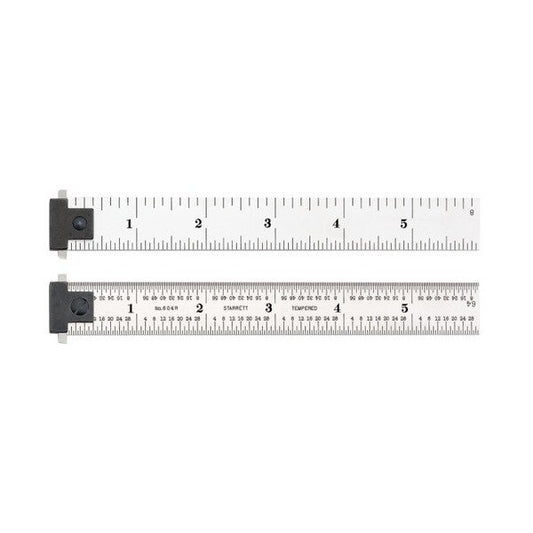 Starrett 6-Inch Steel Ruler with Quick-Reading Graduations - Image 1