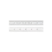 Starrett Steel Ruler 6-Inch 4R Graduations