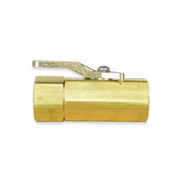 RV2 Series 1/2 Inch (in) Size Female National Pipe Thread (FNPT) Port 2-Way Metal Ball Valve