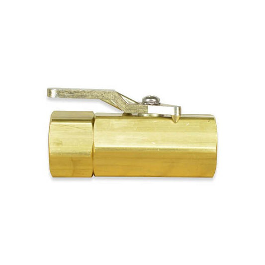 RV2 Series 1/8 Inch (in) Size Female National Pipe Thread (FNPT) Port 2-Way Metal Ball Valve - Image 1