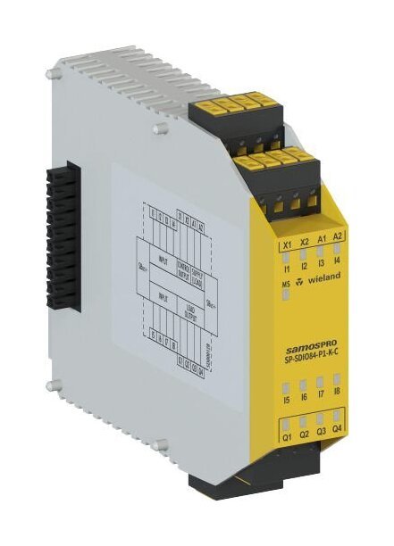 Wieland SP-SDIO84-P1-K-C DC 24V PLC Digital I/O Module - Image 2