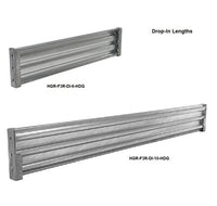 Drop-In Structural Galvanized Guardrail 15in Height, 65-7/8in Rail Length