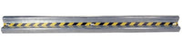 Galvanized Bolt-On Guardrail 120 Inch 2 Rib Rail