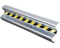 48'' Galvanized Bolt-On Guard 2-Rib Rail