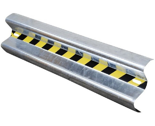 48'' Galvanized Bolt-On Guard 2-Rib Rail - Image 1