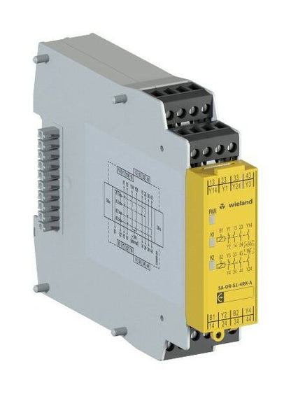 Wieland SA-OR-S1-4RK-A DC 24V PLC Digital Output Modules - Image 1
