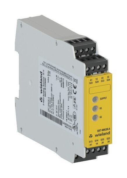 Wieland Basic Safety Relay SNT4M63K-A AC/DC 24 (A) - Image 1