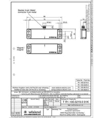 Wieland SMA 0229 Safety Magnet Switch for Security Applications