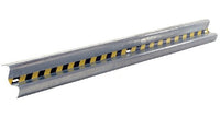 108" Galvanized Bolt-On Guardrail - 2 Rib Rail