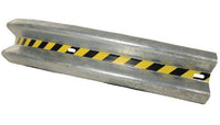 72in Galvanized Curved Bolt-On Guardrail