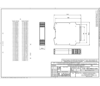 Wieland SNS 4084K-A Standstill Zero-Speed Monitor Relays - Image 2