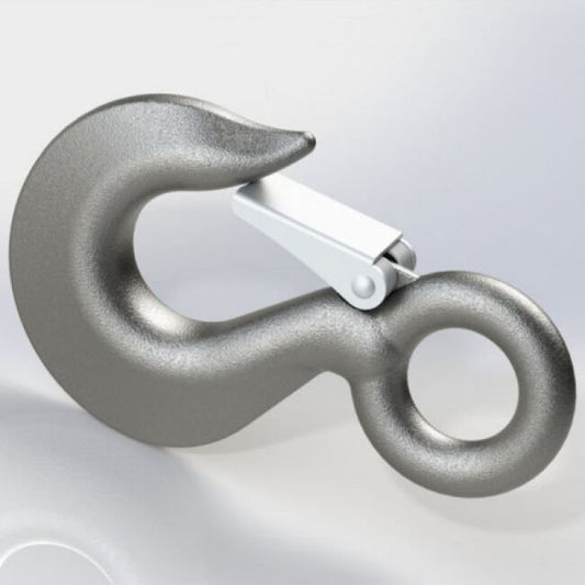 0.75 Inch (in) Eye Diameter and 3750 Pound (lb) Minimum Breaking Strength Safety Snap Hook - Image 1