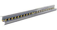 132in Galvanized Bolt-On Guardrail - 2 Rib Rail