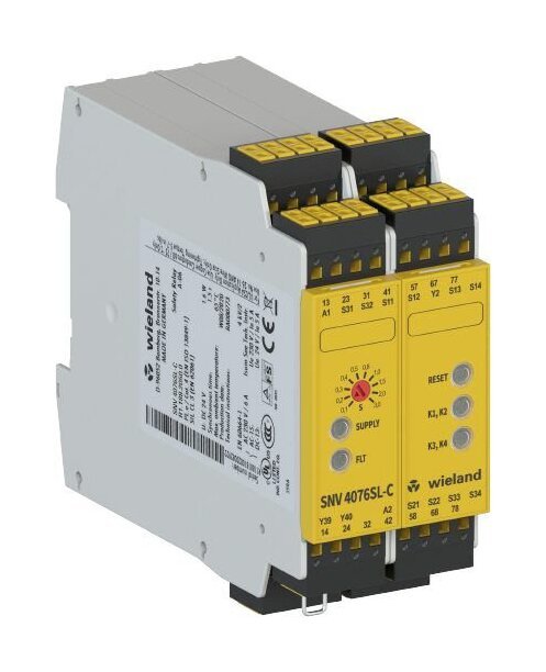 Wieland SNV4076SL-C 3S DC 24V Safety Relay - Image 1
