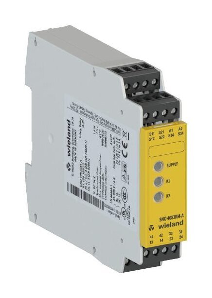 Wieland SN 4076SL-A Safety Relay 24V DC - Image 1