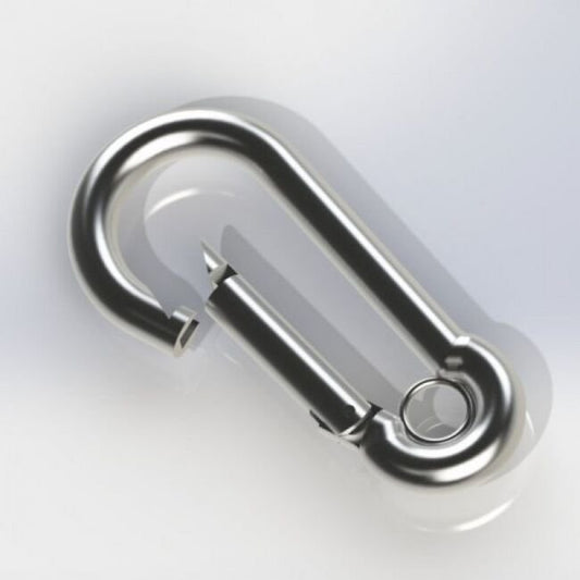 0.33 Inch (in) Eye Diameter and 600 Pound (lb) Minimum Breaking Strength Safety Snap Hook - Image 1