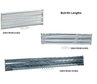 Bolt-On Structural Galvanized Guardrail - 15in Height, 53-7/8in Rail Length