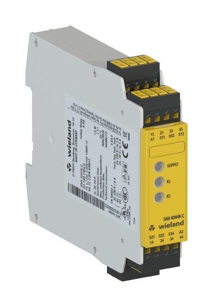 Wieland Basic Safety Relay 24V AC/DC - SNA4044K-C - Image 1
