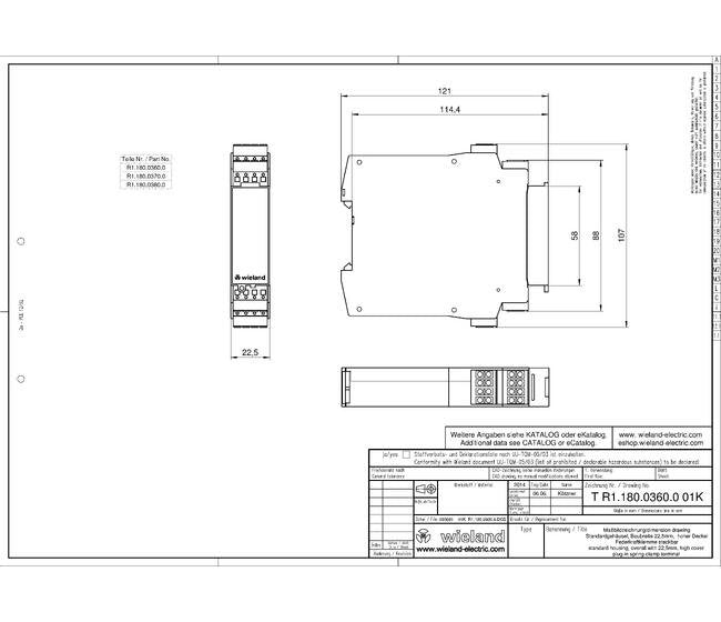 Wieland SA-BM-S1-4EKL-C Safety Controller Module - Image 2