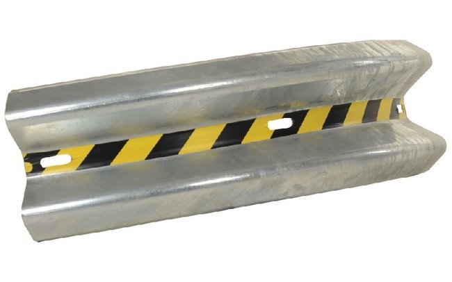 48-inch Galvanized Curved Bolt-On Guard Rail - Image 1