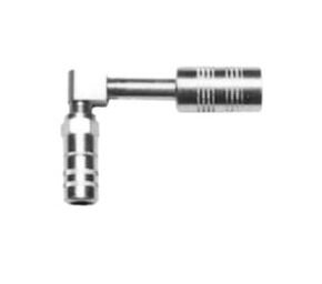 1/8 Inch NPTF 90 Degree Coupler Adapter with Lock Sleeve - Image 1