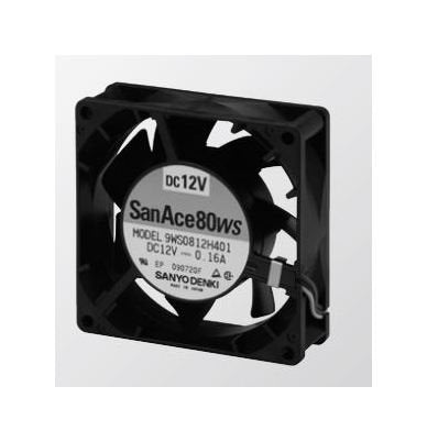 San Ace 80WS Series Splash Proof Fan - 24V, 80x80x25 mm - Image 1