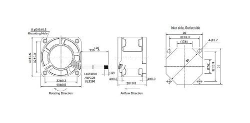 San Ace 40W Splash Proof Fan - Image 2