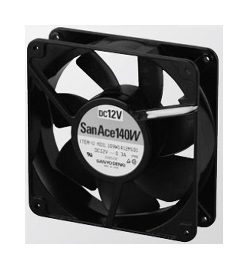 San Ace 140W Splash Proof Fan, 140x140x38mm, 48V DC, 2600rpm - Image 1