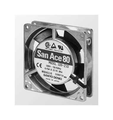 San Ace 80 Series AC Fan - 109-210, 80x80x20mm - Image 1