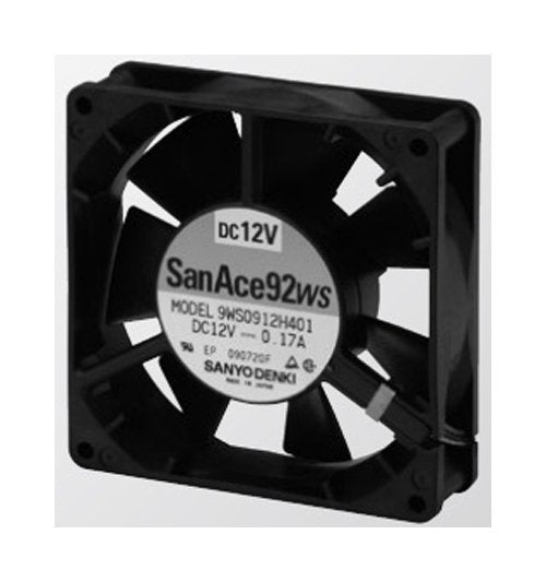 San Ace 92WS Splash Proof Fan - 92 x 92 mm, 12V, UL94V-0 Material - Image 1