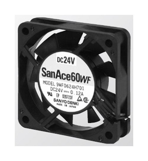 San Ace 60WF Oil Proof Fan - 60 x 60 x 15 mm, 24V, 6800 rpm - Image 1