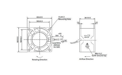 San Ace 60 Series AC Fan - Model 109-133 - Image 2
