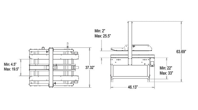 Eastey SB-2HD Industrial Side Belt Case Taper - Image 2