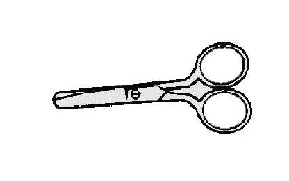 Diamond Needle Corp. 520-4 4 Inch Pocket Scissor - Image 1