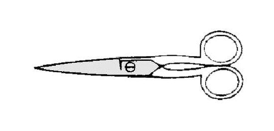 Diamond Needle Corp. 102-6M 6 Inch Embroidery Scissor - Image 1