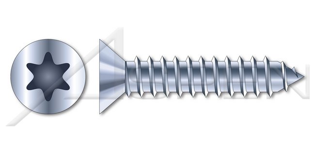 A2 Stainless Steel Pan Pozidriv® Alternative Drive Full Thread Self-Tapping Sheet Metal Screw - Image 1