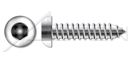 AISI 410 Stainless Steel Pan Phillips® Drive Full Thread Hi-Lo Self-Tapping Sheet Metal Screw - Image 1